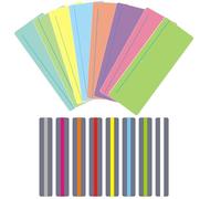 16 PCS Dyslexia Reading Ruler Overlays, Multicoloured Visual Stress Relief for Children and Adults, UK Made Dyslexia Aid, Improve Reading Focus and Speed, Ideal for Books and Documents