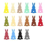 16 Pcs Easter Money Wallets for Cash Gifts, Personalised Easter Money Holder Bunny Gifts Rabbit Clip in 16 Colors for Basket Filler, Party