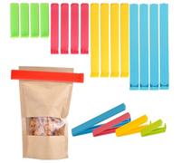16 PCS Food Storage Clips in 4 Sizes & Colors - Reusable Kitchen Sealing Clips for Sandwiches and Snack Bags (Blue/Red/Yellow/Green)