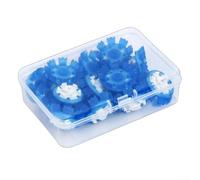 16 Pcs For Golf Shoe Spikes Replacement for Fast Twist 3.0, Rubber For Golf Cleats with 8 Points for Enhanced Traction, Anti-Slip Spike Set for Men's For Golf Shoes,(Blue-White)