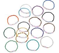 16 Pcs Friendship Bracelets Set - Handmade Beaded String Bracelets for Women, Girls, Teens - Adjustable, Colorful Inspired Party Favors - Gift for Best Friends.