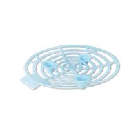 16 Pcs Fruit Plant Support Cradles for Pumpkins Watermelons Squash, Melon Cage Stand Made of Plastic to Reduce Soil Contact and Rot, Garden Fruit Protector (Blue)