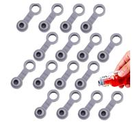 16 Pcs Grey Silicone Sealing Grommets - Universal Straw Hole Stoppers for 20/30Oz Cups, Wine Bottles, Replacement Plugs for Cups & Wine Pourers, Ideal for Home, Picnics & Travel
