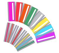 16 Pcs Guided Reading Strips Colored Highlight Strips Reading Assistance Strips Bookmark Reading Tools Line Readers for Students Classroom Improve Focus & Comprehension (2 Sizes)