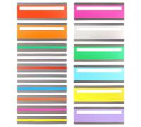 16 Pcs Guided Reading Strips, Colored Overlay/Highlight/Bookmark/Reading Ruler Assorted Colors Dyslexia Readings Tools for Dyslexia, ADHD(2 Styles)