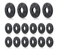 16 Pcs Guitar Strap Locks, acoustic guitar strap adapter for Electric, Acoustic & Bass Guitars, Strap Locks Compatible with Fender, Dunlop, Ernie Ball & More (Black)