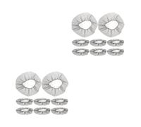 16 Pcs Inch round Fan Protector Cover for Standing Fans Black Mesh | Polyester Oxford Fabric, Airflow-friendly Mesh Design, Universal Fit for 16-inch Grilles and Floor Units