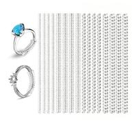 16 Pcs Invisible Ring Size Adjuster for Loose Rings, Spiral Ring Size Adjuster, Transparent Ring Tightener for Fit Almost Any Rings, Ring Reducer to Make Rings Smaller Without Resizing