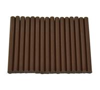 16 Pcs Keratin Gun Bond Glue Sticks for Professional Hair Extensions (Dark Brown)