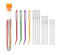 16 Pcs Large Eye Blunt Needles, Crochet Needles, Darning Needles for Wool, Yarn Needle Tapestry Needle, Wool Needles for Sewing Up Knitting for Crochet Projects Beading Sewing DIY Crafts