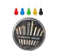 16 PCS Large Eye Blunt Needles, Darning Needle, Darning Needles for Wool,Crochet Needles, Wool Needles for Sewing Up Knitting for Crochet DIY Crafts (30 Pcs Hand Sewing Needles)