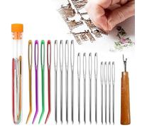 16 Pcs Large Eye Blunt Needles, Sewing Needles, Sewing Needles, Darning Needles for Wool, Crochet Needles, Wool Needles for Wool, Crochet and Yarn Knitting