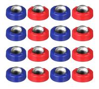 16 Pcs Mini Shuffleboard Pucks Shuffleboard Replacement Table Pucks Tabletop Curling Game Rollers Sliding Bead Games Sports Toy Traveling Family Kids Adults Friends Educational Toy