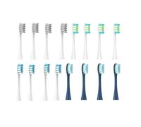 16 Pcs Mixed Color Replacement Brush Heads, Compatible for X/X PRO/Air 2 /SE / Z1/ F1 Deep Cleaning Nozzles Soft Vacuum Bristle(4 colors1)