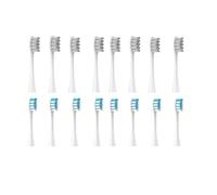 16 Pcs Mixed Color Replacement Brush Heads, Compatible for X/X PRO/Air 2 /SE / Z1/ F1 Deep Cleaning Nozzles Soft Vacuum Bristle(8grey 8blue)