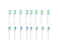 16 Pcs Mixed Color Replacement Brush Heads, Compatible for X/X PRO/Air 2 /SE / Z1/ F1 Deep Cleaning Nozzles Soft Vacuum Bristle(8Wgreen 8blue)