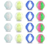 16 Pcs Pet Hair Remover Washing Machine, Reusable Washing Balls Lint Remover Washing Machine Balls Hair Catcher Laundry Balls for Clothing Dog Cat PetHair