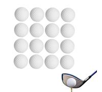 16 Pcs Practice Plastic Golf Balls, Lightweight Foam Ball,Air flow Golf Training Ball,Dimpled Exercise Soft Balls for Golf Swing Training Aids Indoor and Outdoor,Foam Balls for Garden,Home,Office
