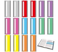 16 Pcs Reading Window for Dyslexia, Coloured Reading Overlays Window Reading-Ruler Dyslexia Overlays, Highlight Guided Strips - Dyslexia Aids and Visual Stress Specialists
