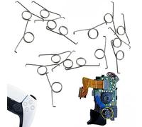 16 Pcs Replacement L2 R2 Metal Trigger Keys Button Rebound Springs Compatible with PS5 Playstation Games Controller, Repair Spare Parts Accessories Kit