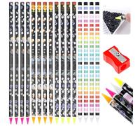 16 Pcs Rhinestone Picker Tool Wax Pencil for Rhinestones Rhinestone Picker Rhinestone Applicator Nail Dotting Tool Wax Pencils for Diamond Paintings Nail Art Tools