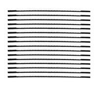 16 Pcs Scroll Saw Blades 10/15/18/24 Teeth Pinned Scroll Saw Blade for Sawing Timber/Plastic/Foam/Soft Metals