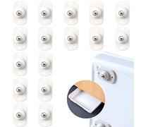 16 PCS Self Adhesive Castor Wheels, Small Mini Swivel Casters Stick On Castors Pulley Rollers for Small Furniture, Trash Can, Box