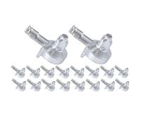 16 Pcs Shelf Support Pegs,Bookcase Shelf Pins for Compatible with Ikea Billy,Shelf Support Pins Holder Replacement Accessories Kits for Bookcase,Kitchen Cabinet,Wood Shelves Silver Metal Zinc Alloy