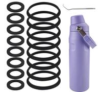 (16 pcs) ubber Seal Replacement for Stanley IceFlow Fast Flow Water Bottle,Seal Gasket for Stanley IceFlow 16oz/24oz/36oz/50oz Bottle Leak Proof Insulated Travel