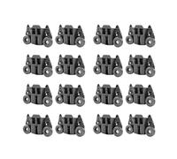 16 Pcs W10195417 Dishwasher Wheels Lower Rack, Compatible For Kitchenaid, Compatible For Whirlpool, Compatible For Kenmore, Dishwasher Rack Roller Replaces PS11750057
