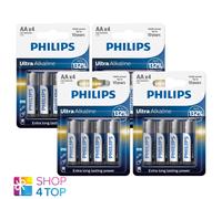 Philips Ultra Alkaline AA Battery Ultra High Power for High Drain Devices 4 Pack