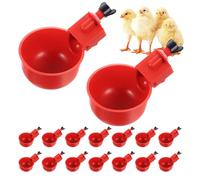 16-piece Automatic Poultry Drinker Set, DIY Automatic Chicken Drinker Set, Plastic Poultry Drinkers, Suitable for Ducks, Geese, Turkeys and Pigeons
