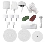 16-Piece Buffing Wheel Kit for Metal Polishing