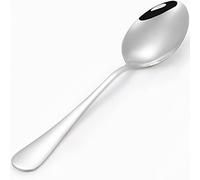 16-Piece Dinner Spoon set,7.3" Tablespoons,Silverware Spoons,Food Grade Stainless Steel Spoons Set for Eating Soup,Cereal - Mirror Polished Dishwasher Safe,Metal Spoons for Everyday Use