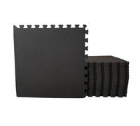 16 Piece EVA Foam Floor Protective Tiles / Mats 60x60cm Each Set For Gyms, Garages, Camping, Kids Play, Hot Tub And Much More! - Set Covers 5.76 sqm