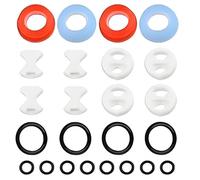 16-Piece Faucet Repair Kit | Ceramic Disc Cartridges & Silicone Washers, Universal Fit Valve Replacement for Kitchen/Bathroom Tap (Leak-Proof Plumbing Tools)