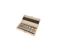 16 PIECE FORSTNER DRILL BIT SET IN WOODEN CASE