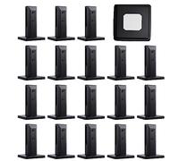 16-Piece Heavy-Duty 304 Stainless Steel Glass Clamp Set for Pool Fence & Railing Includes Spacers & Hexagon Driver Fits 10-14mm Glass Thickness Durable Floor Stand