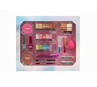 16-Piece Make-Up Starter Kit - Complete Cosmetic Set with Eye Shadows, Lip Gloss, Blush, Applicators & Mirror for Teens & Adults, Everyday Beauty Essentials Kit