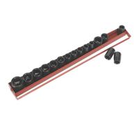 16 Piece PREMIUM Impact Socket Set - 1/2" Sq Drive - Imperial & Metric