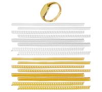 16-Piece Ring Adjuster, Clear Plastic Ring Cover, Ring Accessories, Ring Size Adjustment Supplies.