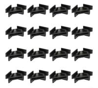 16 Piece Tray Stackers Set for Harvest Right Freeze Dryer Trays Plastic Rack for Securely Stacking and Organizing Freeze Dryer Trays in Storage Spaces (Black)