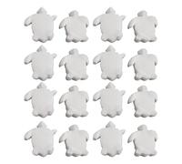 16-Piece White Floating Turtle Oil-Absorbing Skimmer Sponge for Reusable Hot Tubs Swimming Life Aid Baths - Spa Maintenance Filter Spas for Reduce Scum Plus Extend Filtration Pools