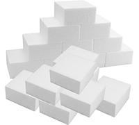16 Pieces Craft Foam Square Blocks - 10x10x5CM Polystyrene Foam for DIY Arts and Crafts Supplies