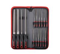 16 Pieces Flat Half Round Round For Triangle Files Needle Files Set For Metal Glass Jewelry Wood Carving Multipurpose File Set With Carry Case