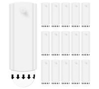 16 Pieces Large Universal Frame Hanger, Command Picture Hanging Hooks Heavy Duty Damage Free Picture Hanging Hooks No Nails Picture Hook with 16 Pieces Picture Hanging Strips for Bathroom Living Room
