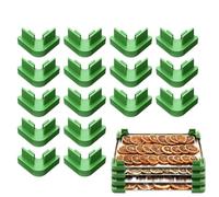 16 Pieces Multi-functional Stacking Rack Stacker - Stackable Stand for Freeze Dryer Trays | For Kitchen Refrigerator Picnic