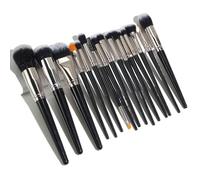 16 pieces of makeup brush set foundation make-up eye brush black full set of makeup brush beauty tools