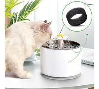 16 Pieces Pet Fountain Filter Sponge Dog Cat Drinking Machine Components Strainer Filtration Component Pets Drink Water Filters