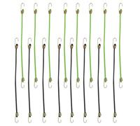 16 Pieces Rubber Bungee Cord with Hook, Bungee Cord with Hook, Small Bungee Cord, Elastic Band, Mini Bungee Cord with Hook, Elastic Band with Hook